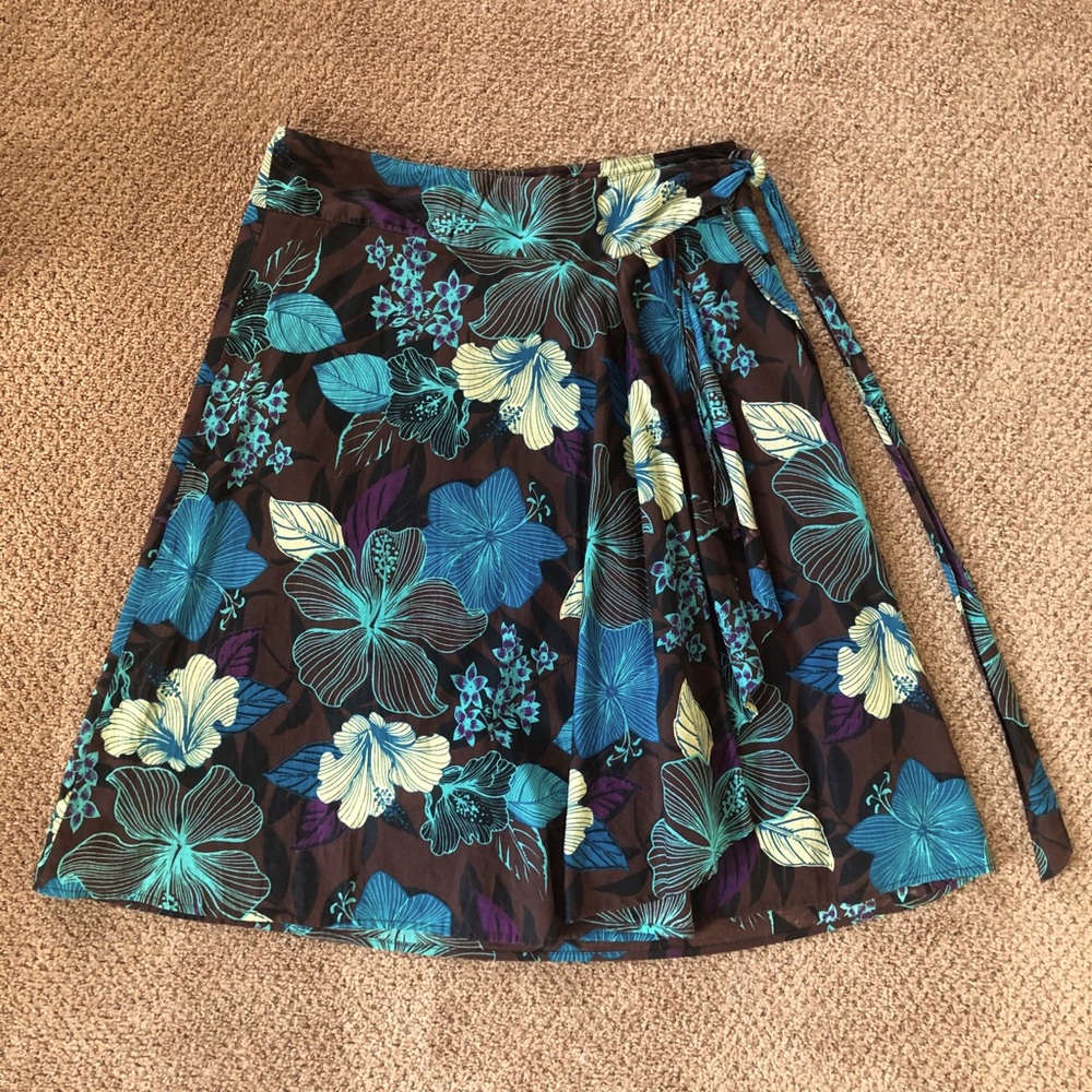 H&M Floral Wraparound Skirt